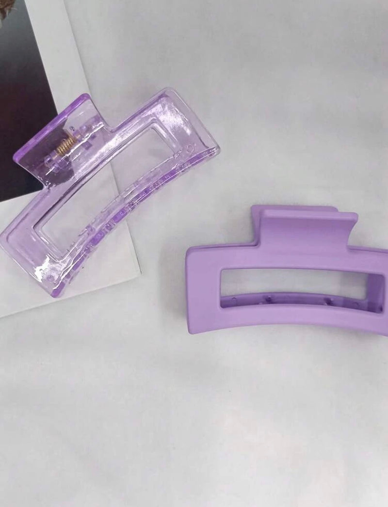 2 pcs square shaped claw clip